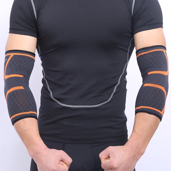 Elbow Brace Compression Sleeve Elastic Support - Picture 4 of 10